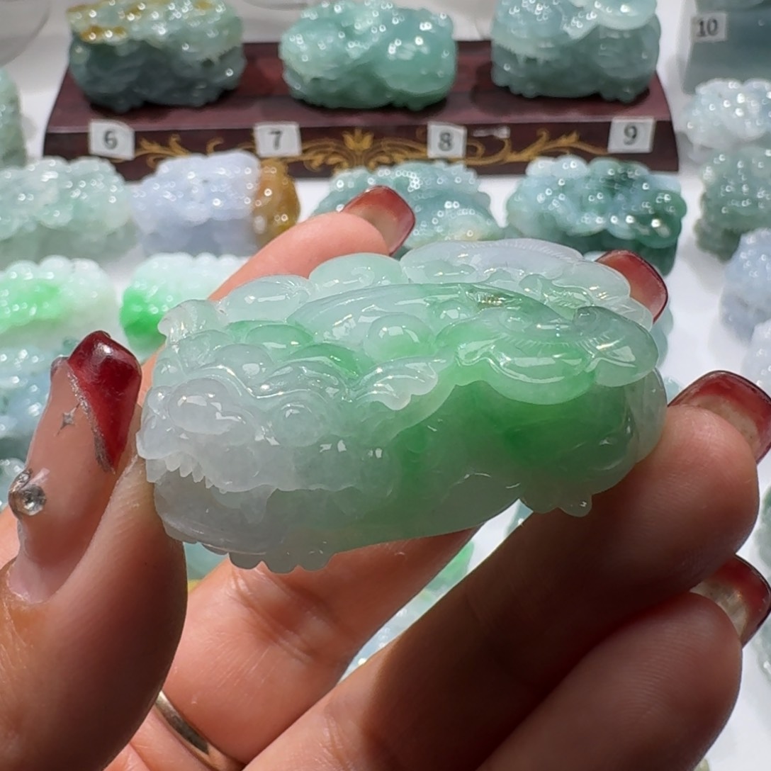 定制翡翠未镶嵌肉*儿貔貅