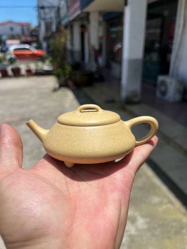 本山绿亦瓢半手工经典器型水平壶紫砂壶血小容量130毫升实用器型