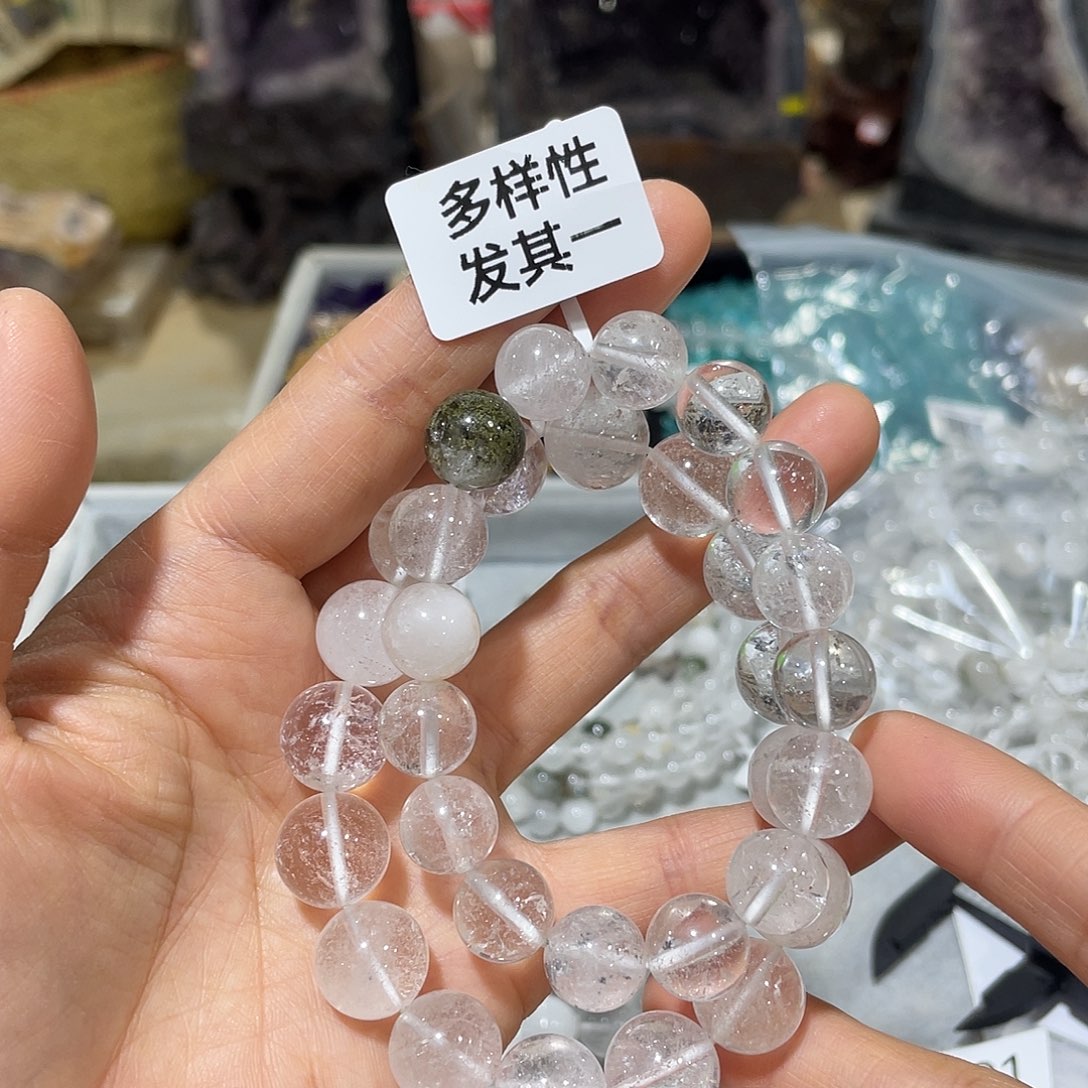 水晶手串12m m未镶嵌多样性发一条x x 230