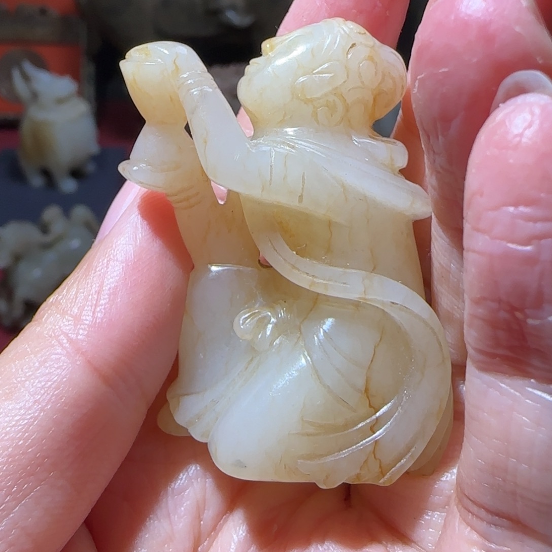 用***1和田玉未镶嵌挂件