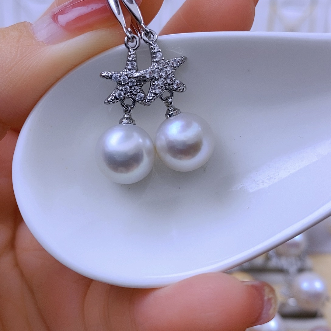 未镶嵌耳饰淡水珍珠