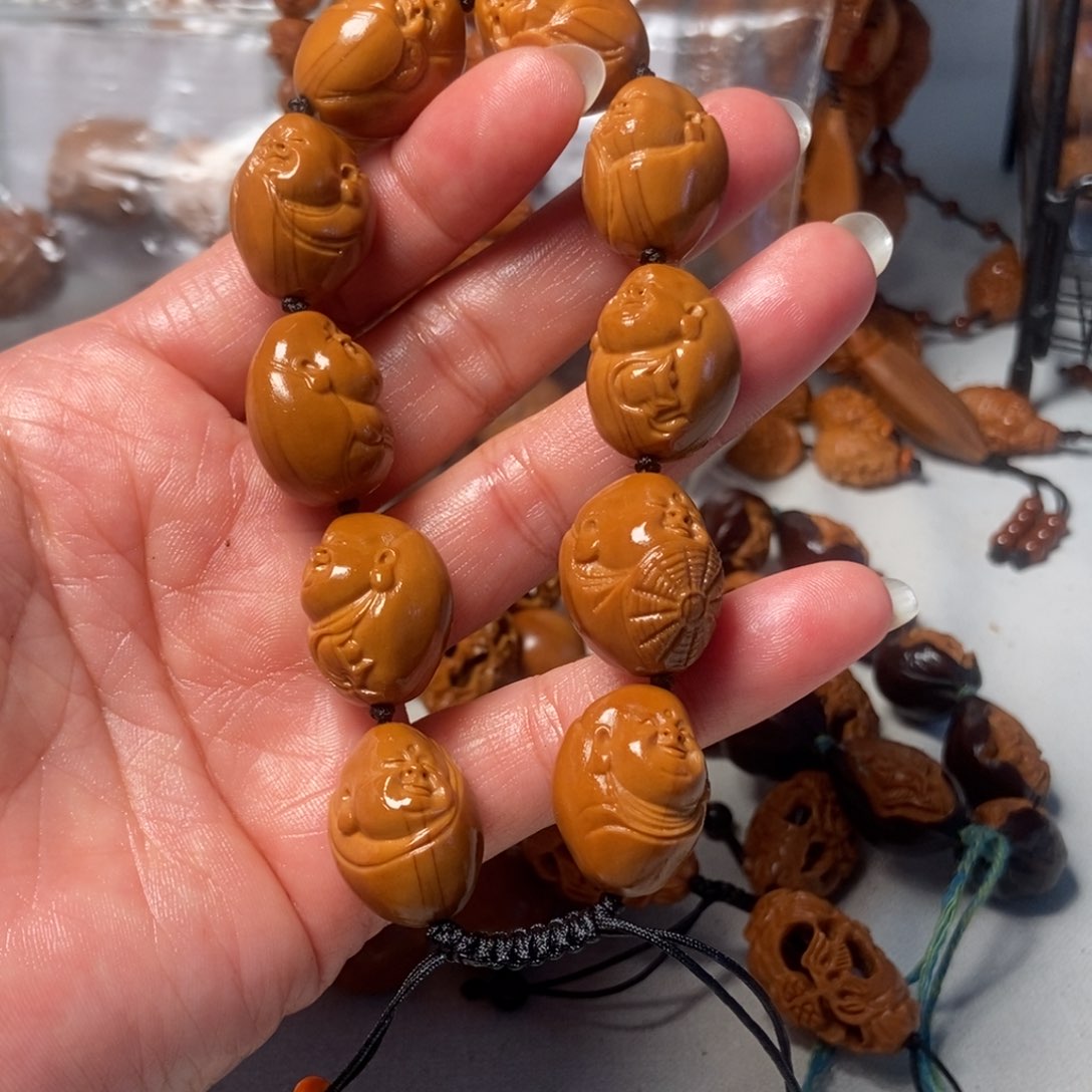 橄榄核手串/手链十小弥勒1617