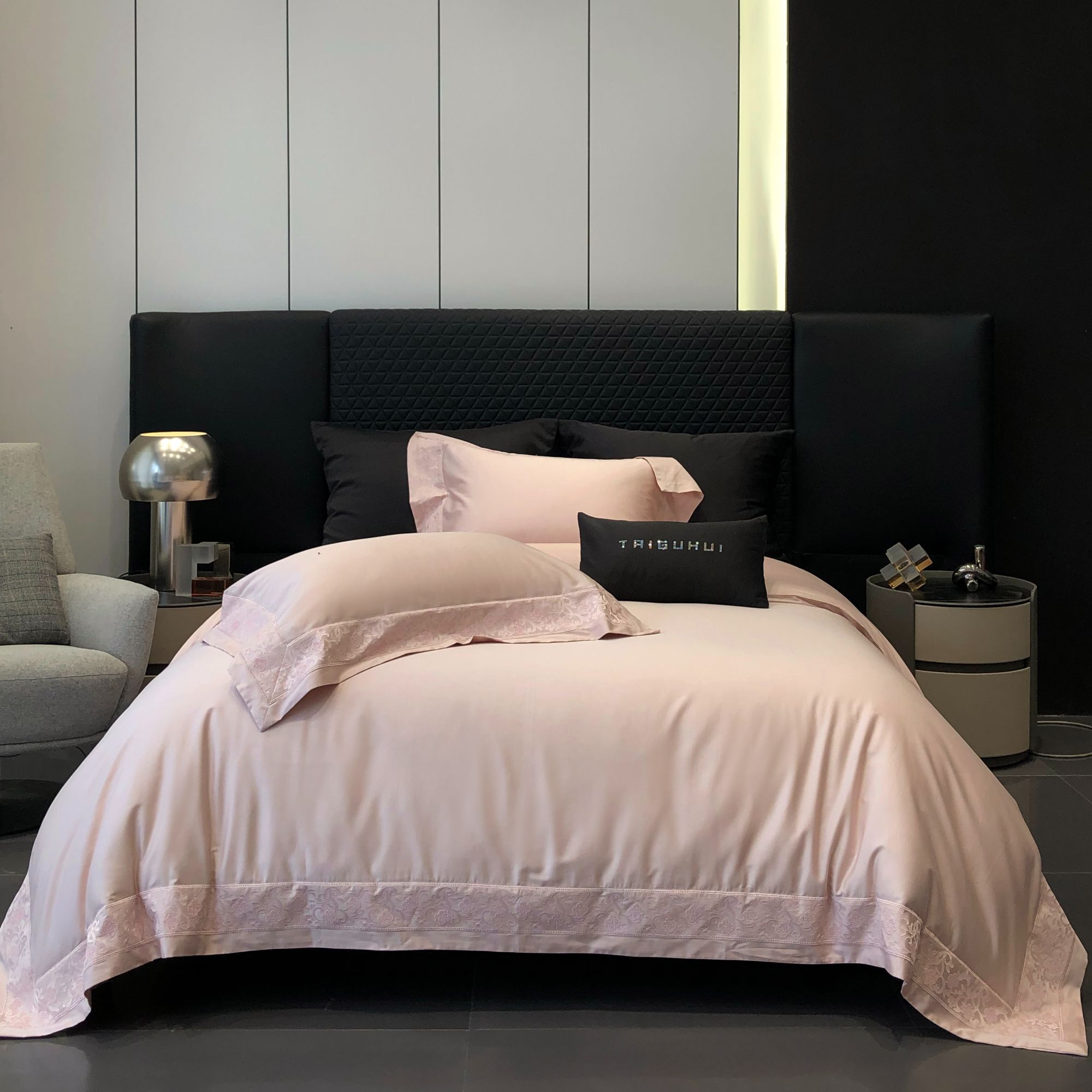 【沐梵家居】高奢定制！超柔全棉金奢御棉轻奢镂空刺绣款套件-罗卡芙