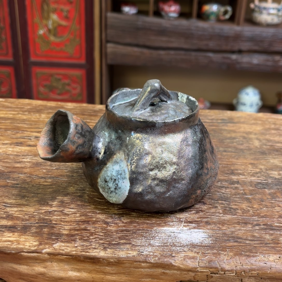 柴烧手工手绘陶瓷