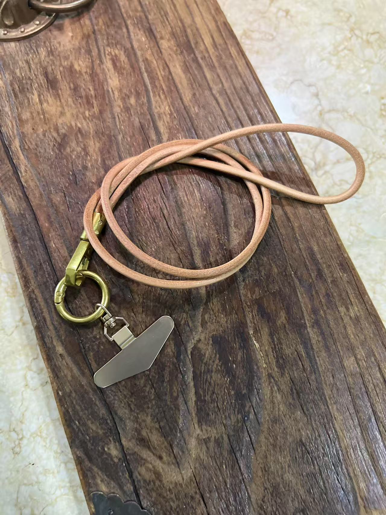 牛皮钥匙扣真皮钥匙链圈环挂件钥匙扣钥匙绳环个性小众手机绳