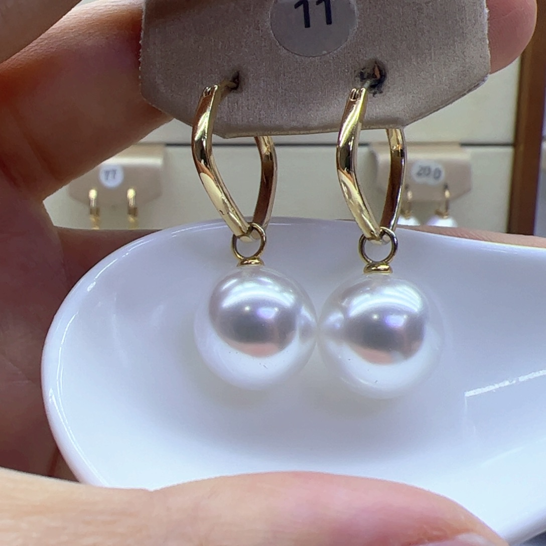 未镶嵌淡水珍珠耳饰
