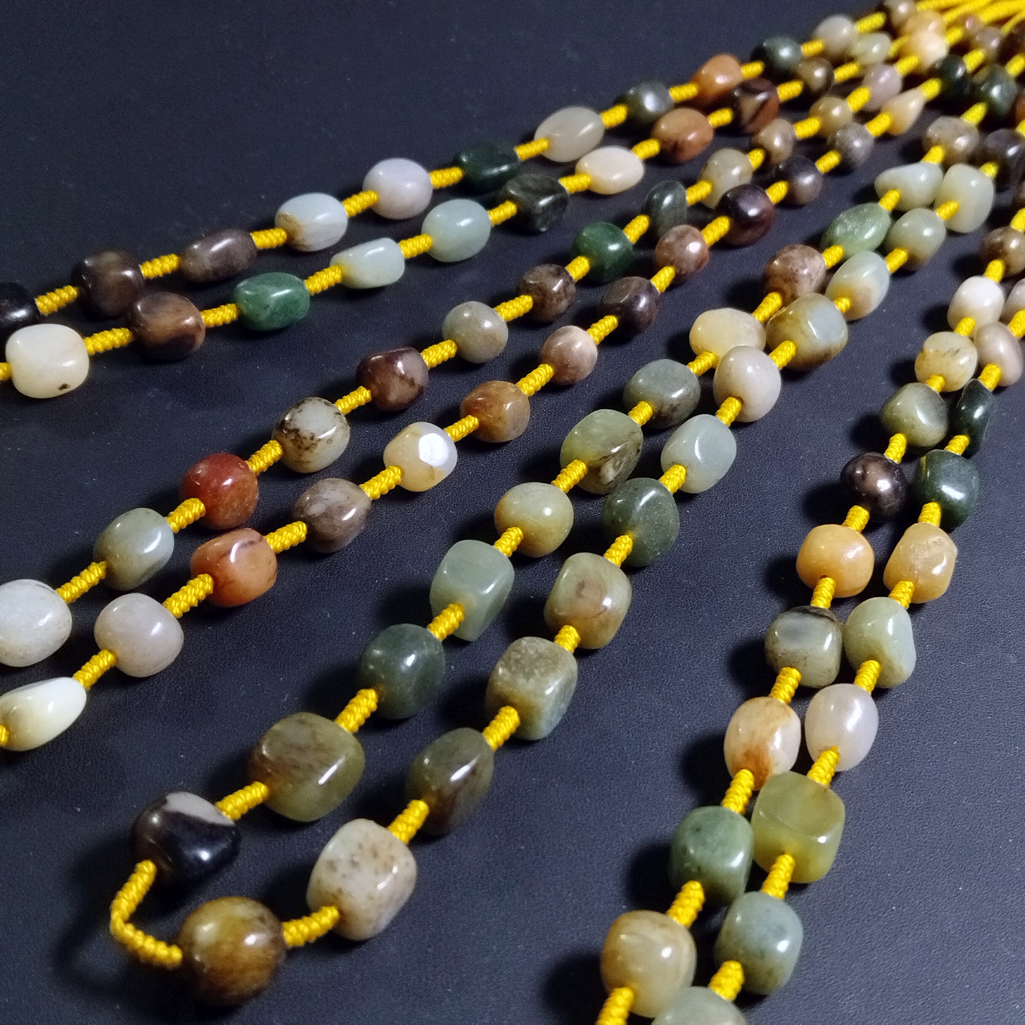 A19天然和田玉项链毛衣链-多样性发一条