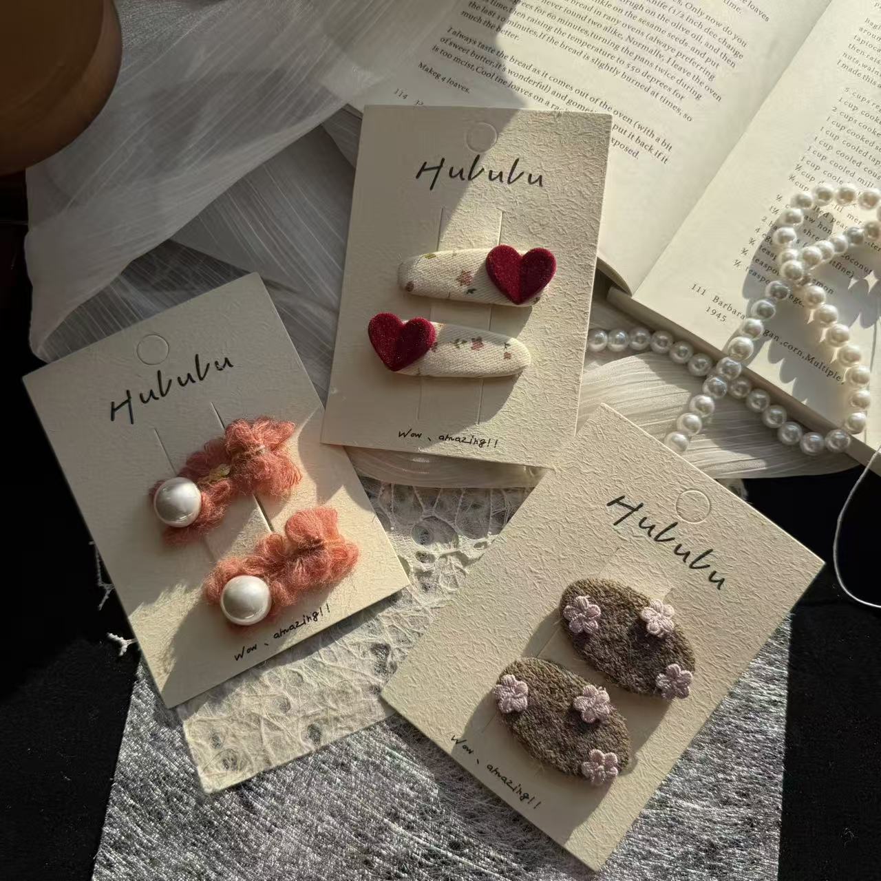 HULULU 小集合儿童发夹发绳 全店凑满19.9包邮 