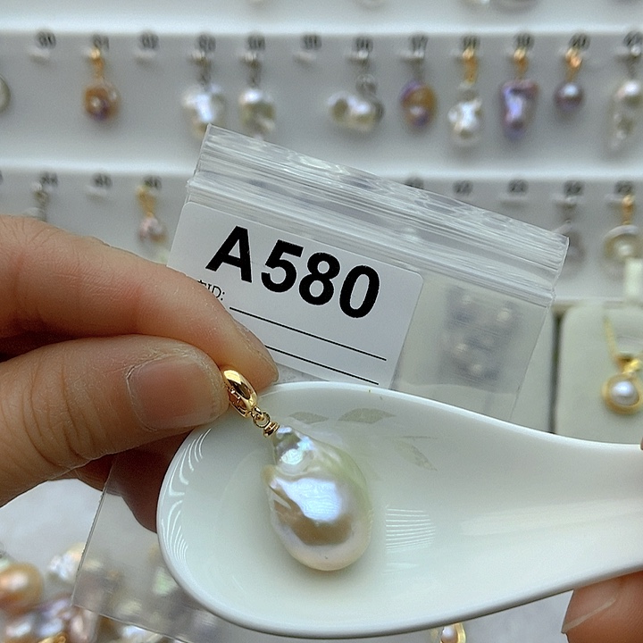 淡水珍珠颈饰银S925镶嵌