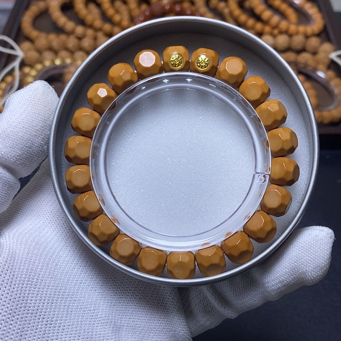 猴头核桃手串18k双标六方10+全品119号