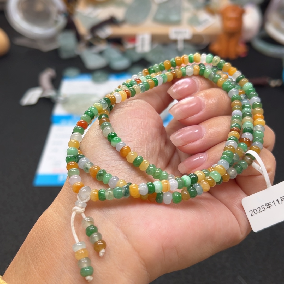 翡翠未镶嵌颈饰天然A货缅甸翡翠