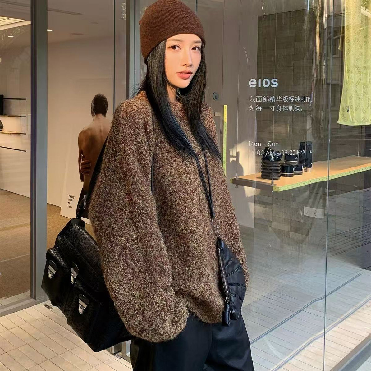 漫长季节 幻彩针织套头衫 复古/休闲毛衣7227