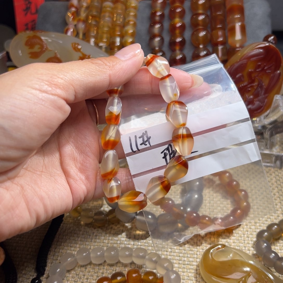 玛瑙/玉髓颈饰合金衣*❀11