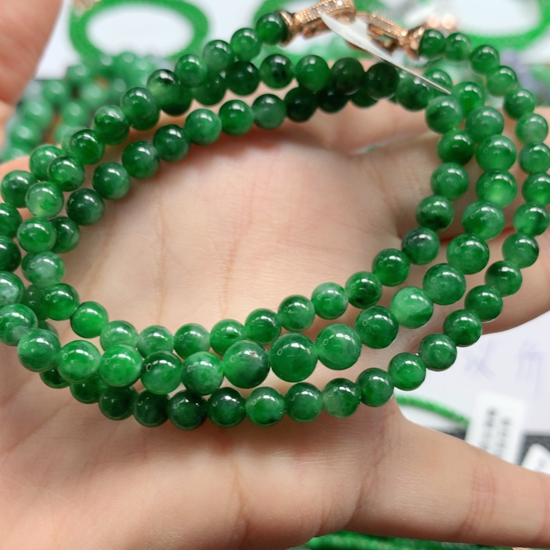 未镶嵌手链翡翠翡翠