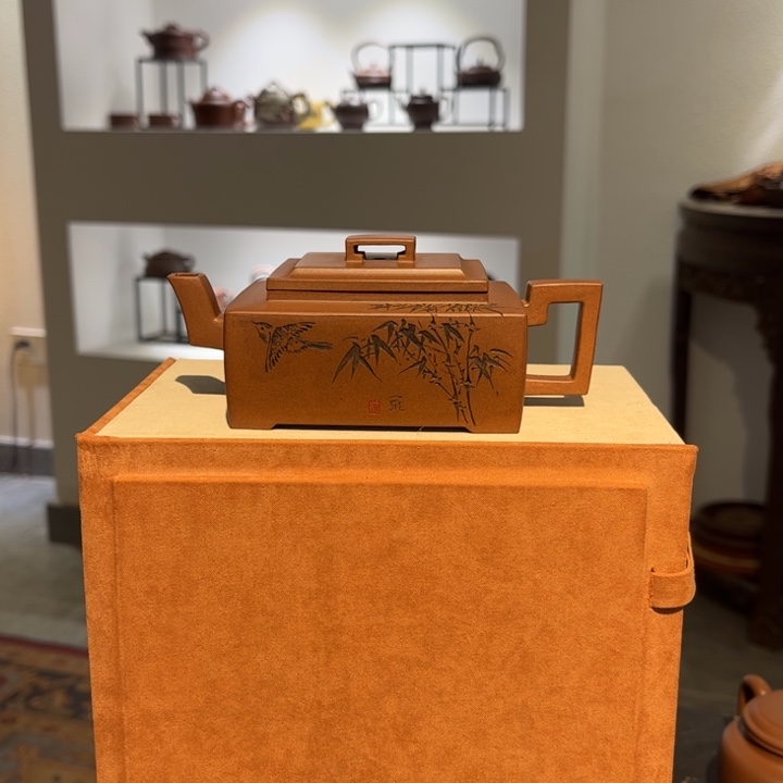 紫砂茶壶玥**头紫砂 原矿泥料