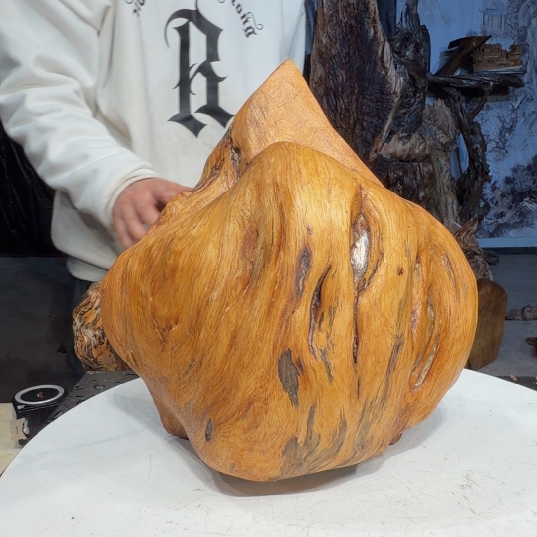 路***岩木三丰琥珀木 天然摆件46