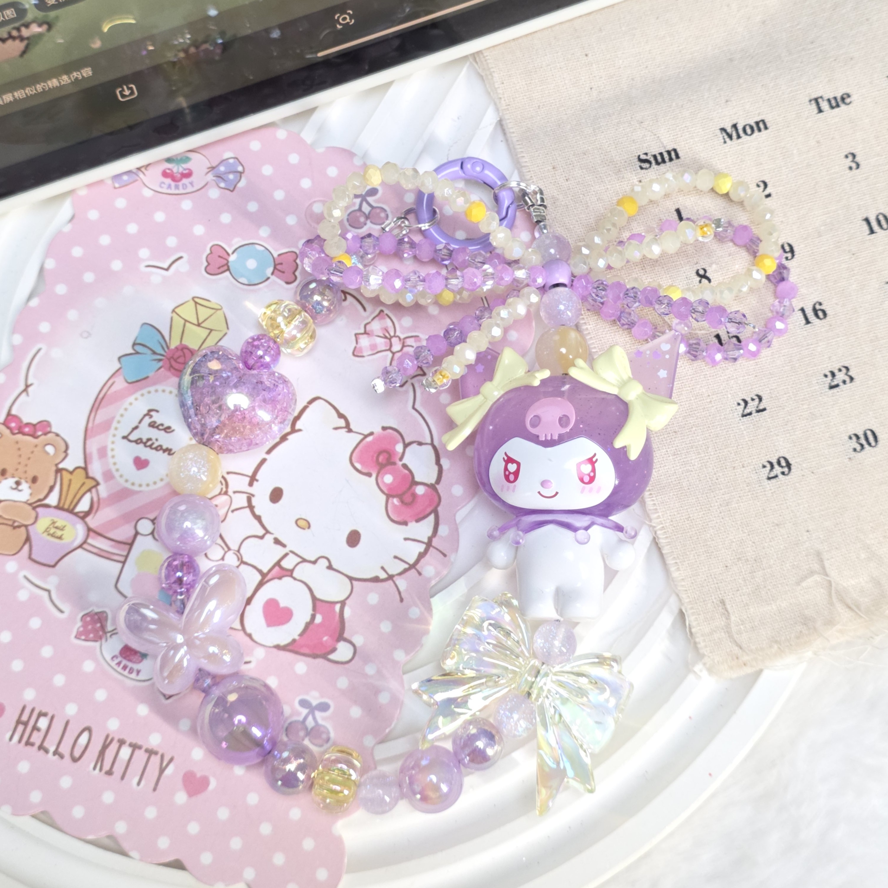 原创设计三丽欧夏日波子汽水系列明款萌粒手机链（除隐藏款式随机）