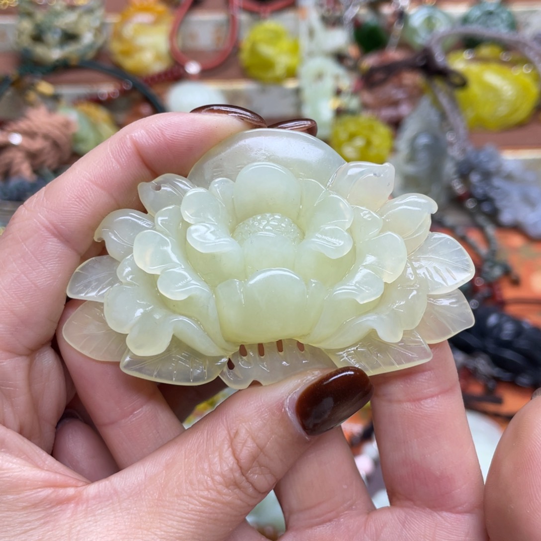 未镶嵌岫玉项链玉*蓉8888