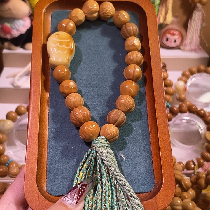 猴头核桃吊坠多宝卡13-14小鱼款