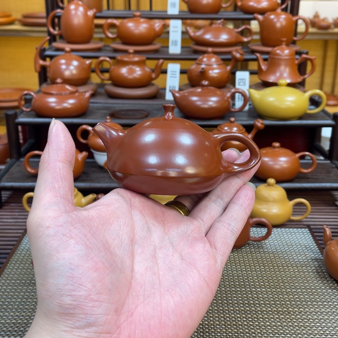 紫砂茶壶玉兔110-130cc