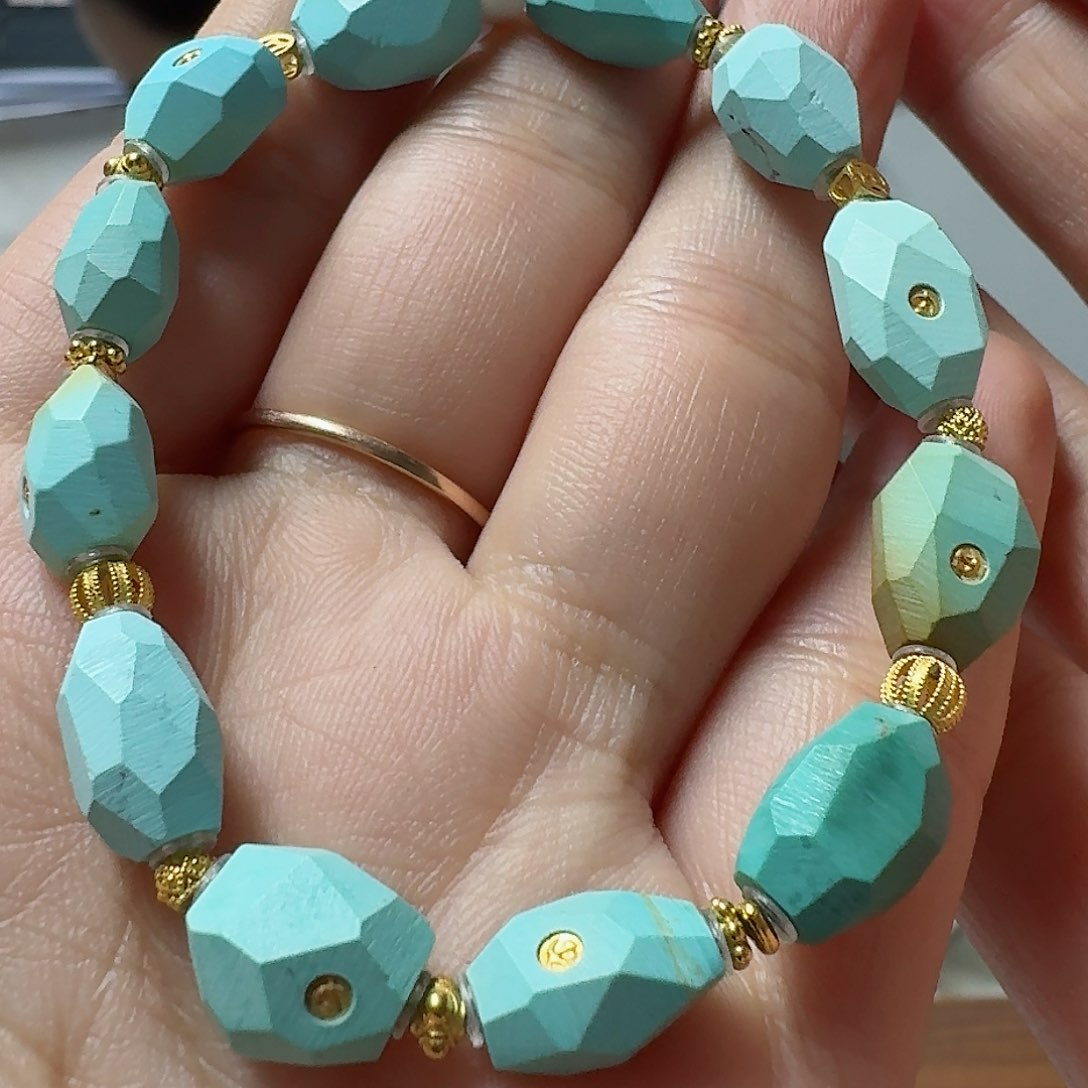 绿松石珠宝奇石未镶嵌