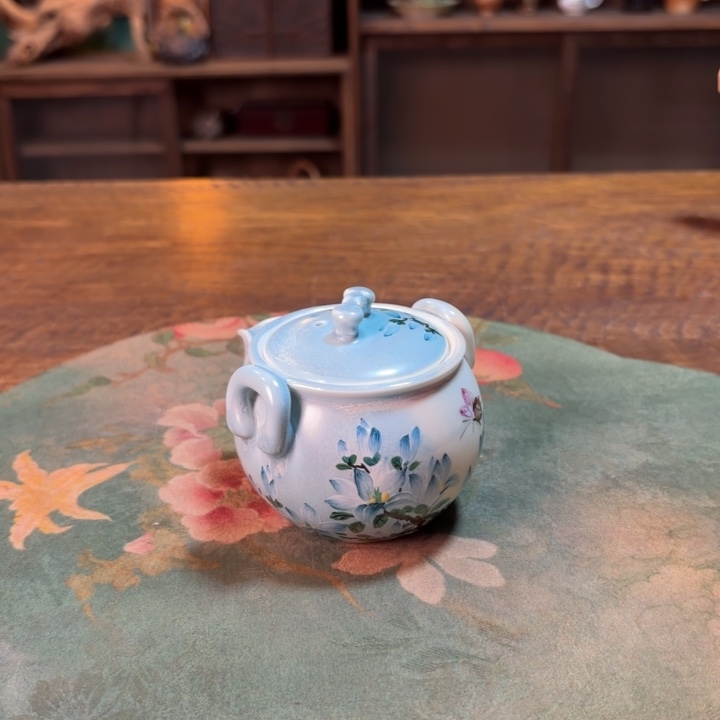 柴烧纯手工手绘陶瓷