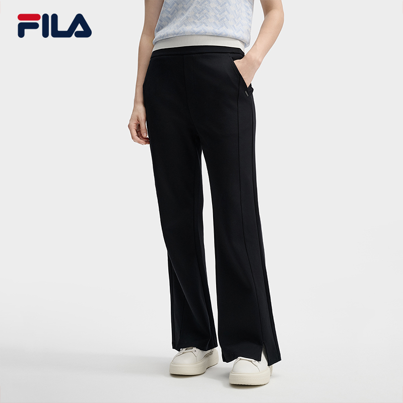 【春季焕新】FILA斐乐正品女装春季显瘦微喇开叉时尚F11W513603F