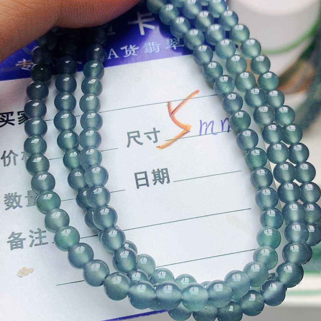 未镶嵌手串翡翠翡翠