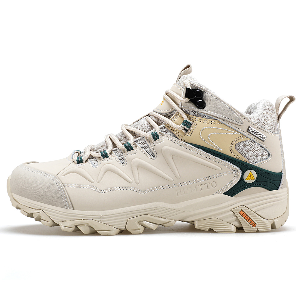 悍途户外登山鞋防滑徒步攀岩中高帮真皮休闲男女运动越野鞋3520