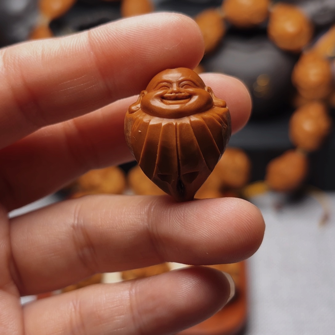 橄榄核手串/手链包衣弥勒