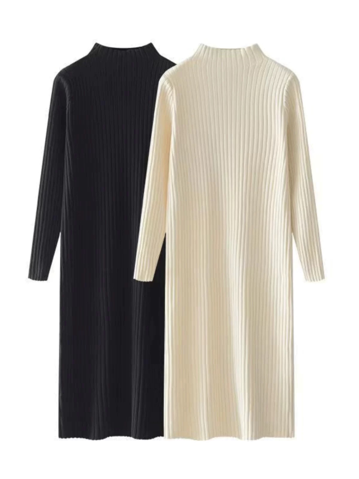 套头毛衣裙中长款C721-740