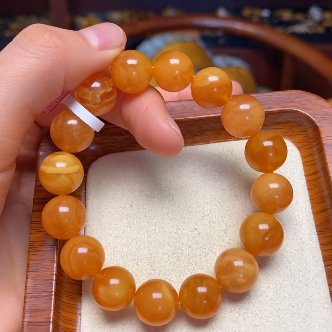 【闪购商品】蜜蜡手链未镶嵌手串