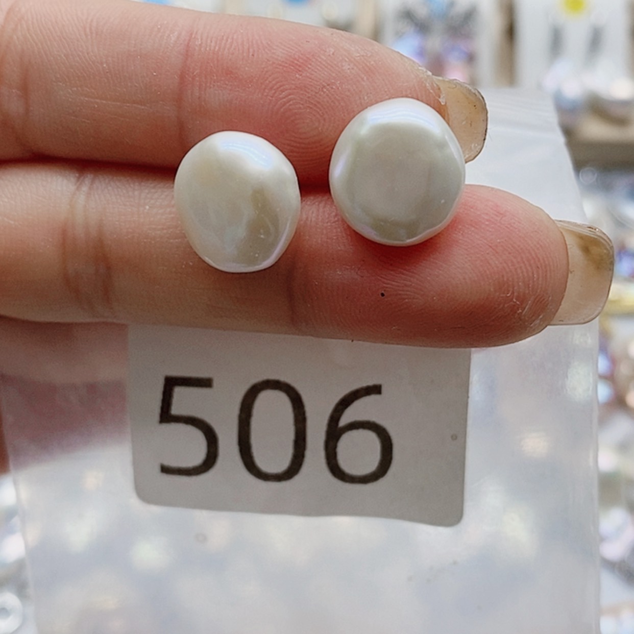 【闪购商品】淡水珍珠耳饰银S925镶嵌