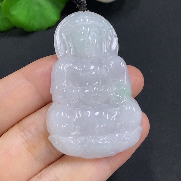 H7-天然A货翡翠-观音