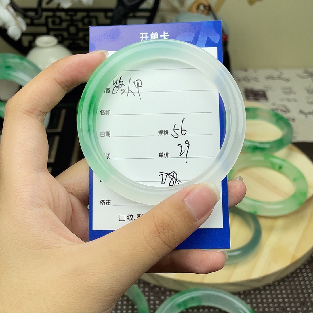 路***1珐琅纯铜精美玉手镯