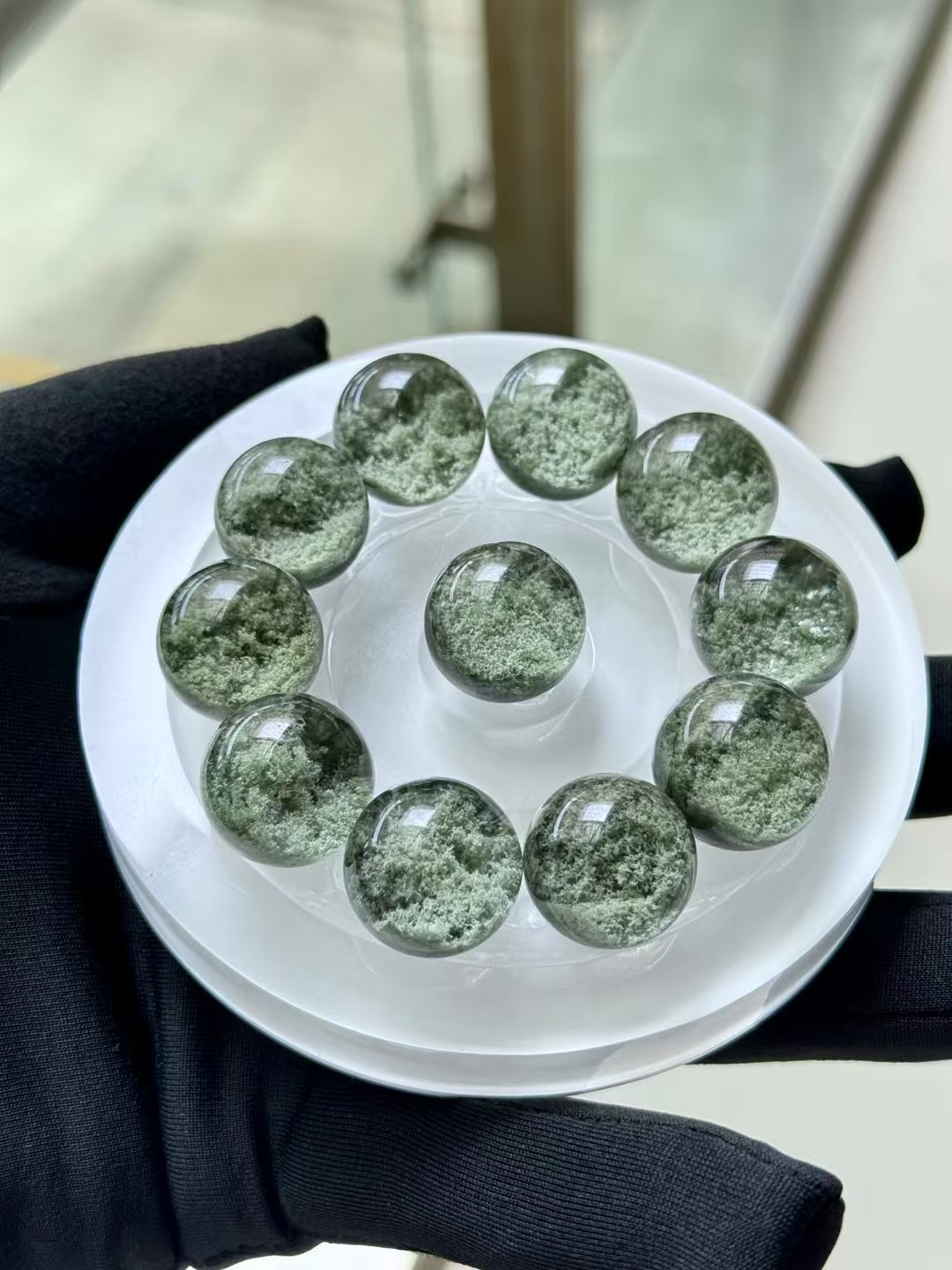天然水晶单珠DIY手磨珠珠【直播专属链接】