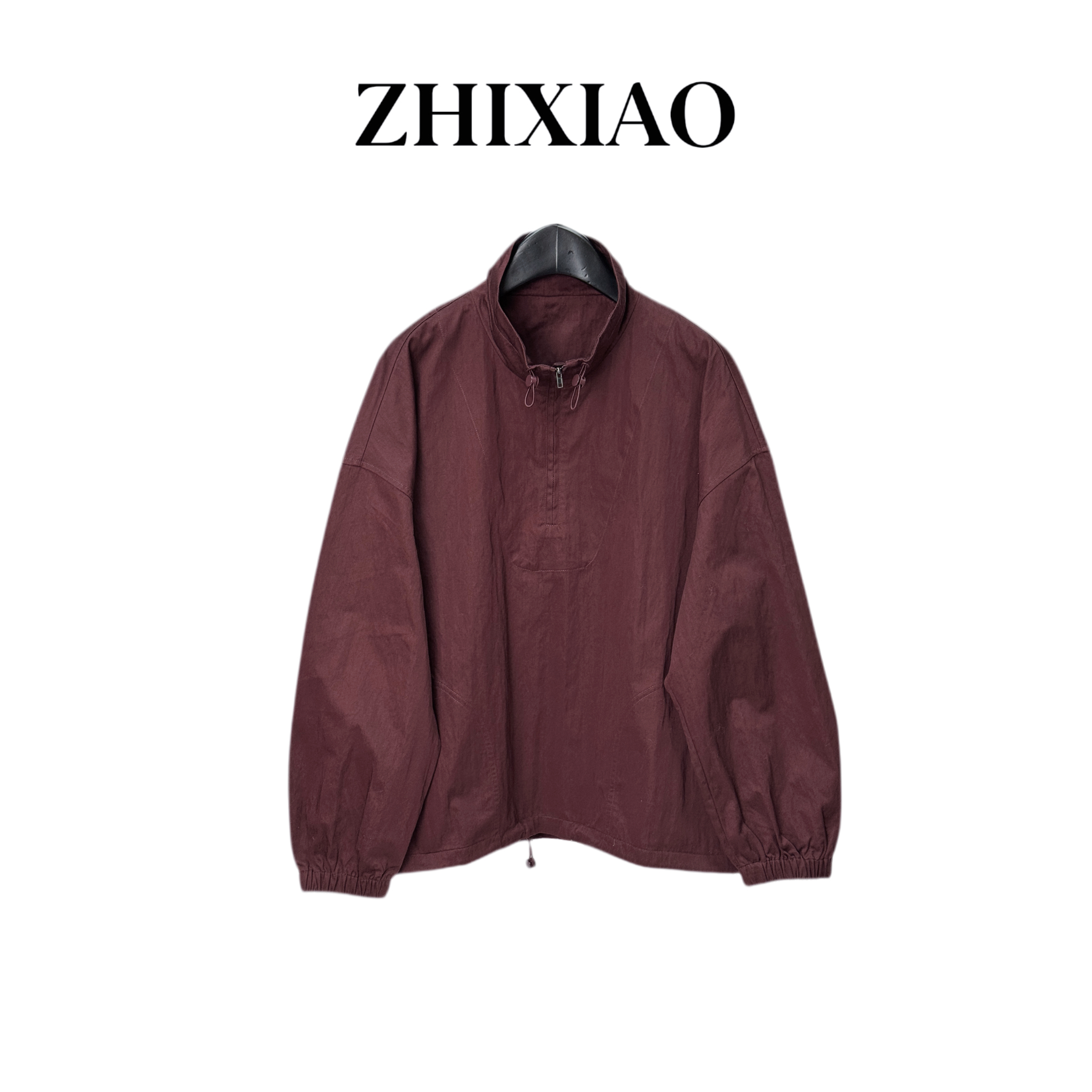 【ZHIXIAO】秋冬新款：立领拉链长袖上衣2172