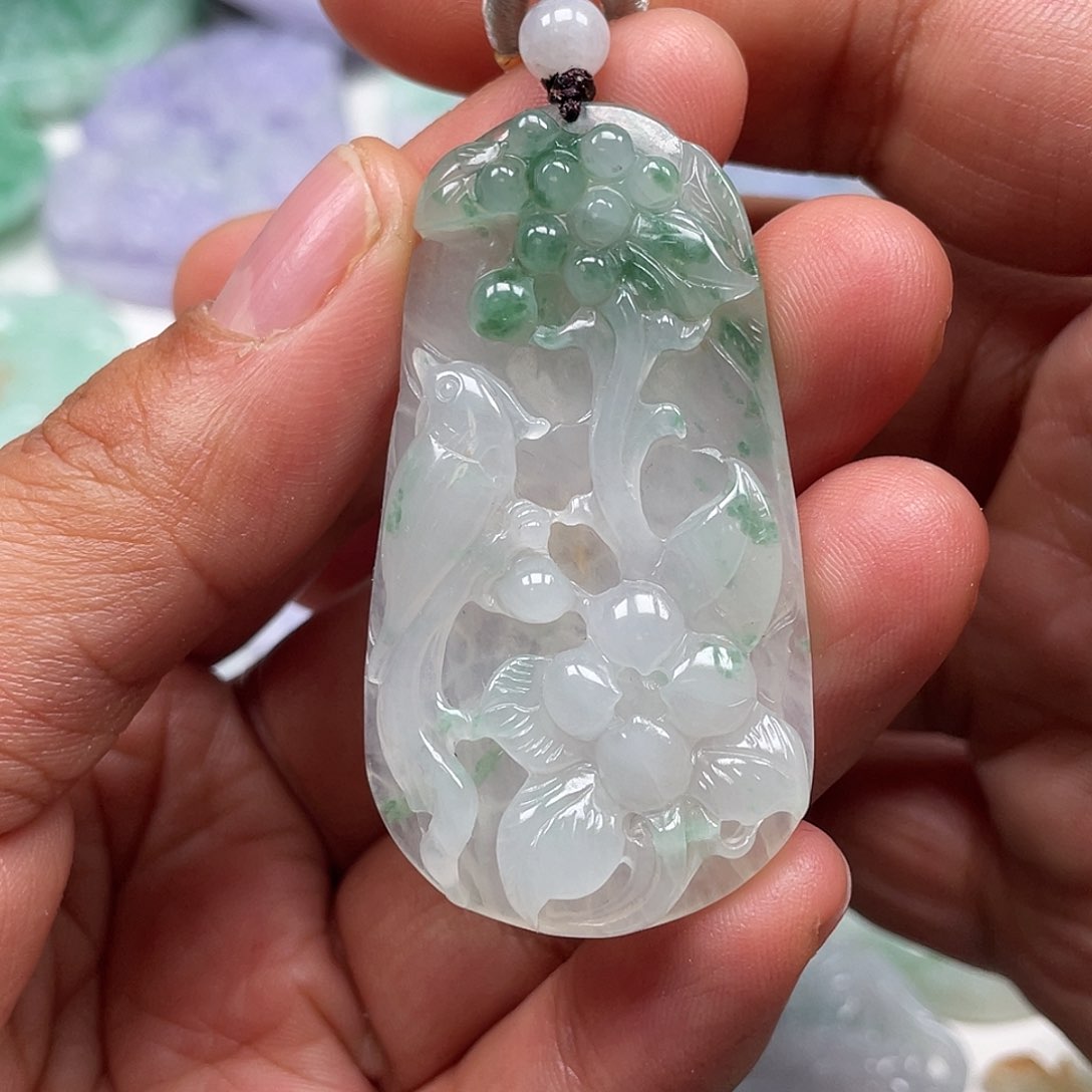 颈饰未镶嵌翡翠翡玉缘翡翠