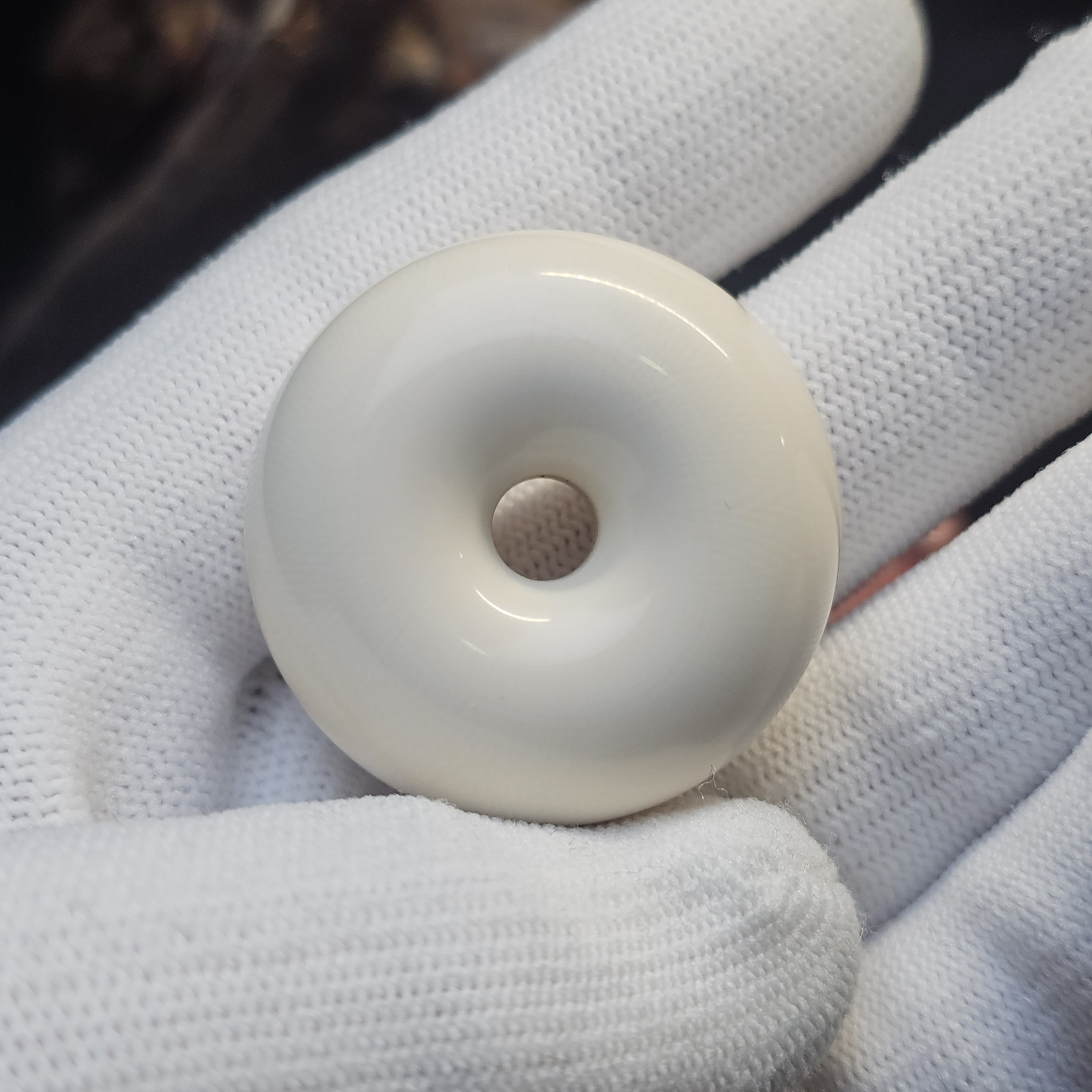 天然猛犸牙乳牙满纹面包圈3.4✖️1.6