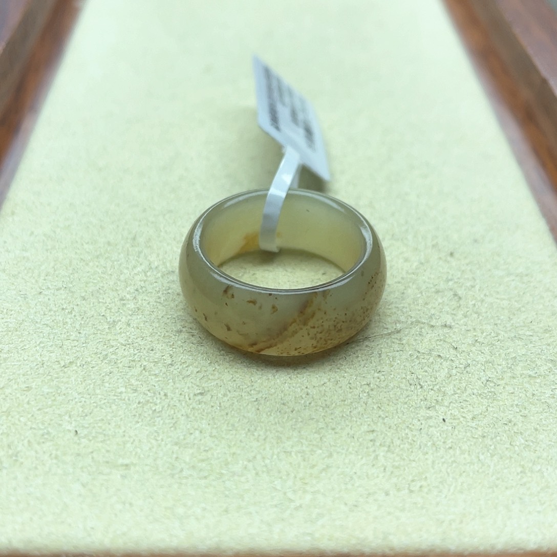 未镶嵌戒指和田玉38特色款糖宽胎13码