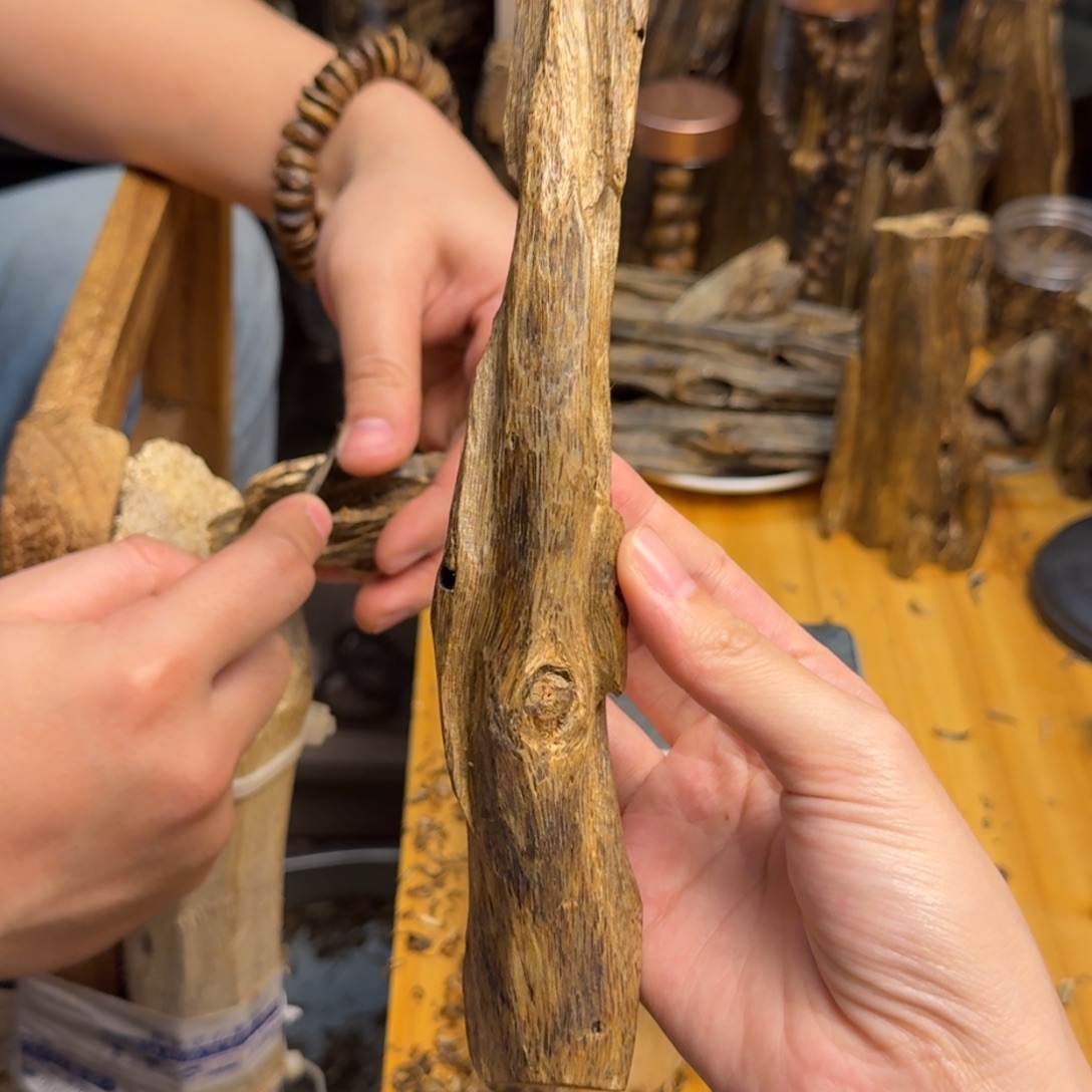 沉香沉香碎屑白棋47克