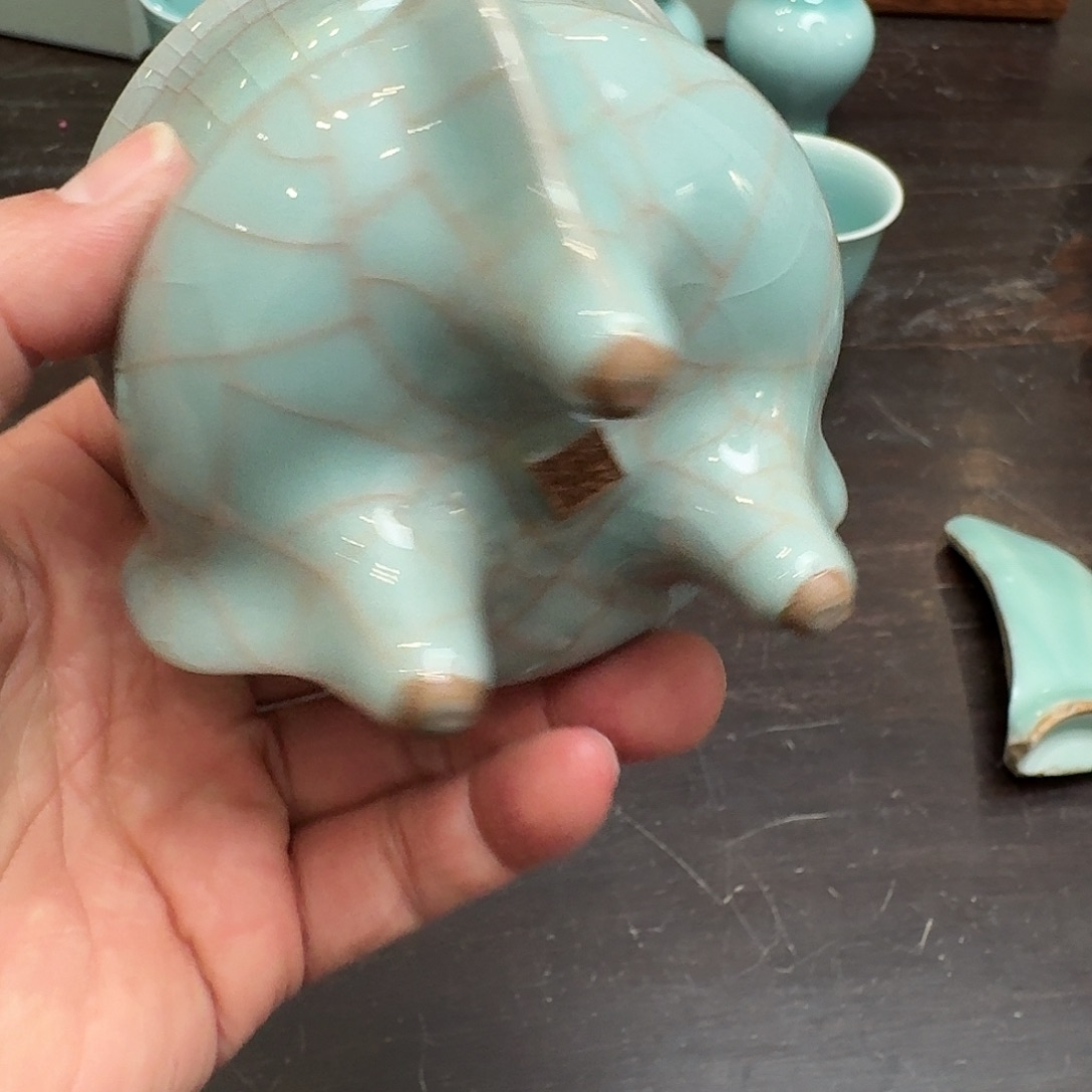 龙泉窑青瓷南宋老釉福利