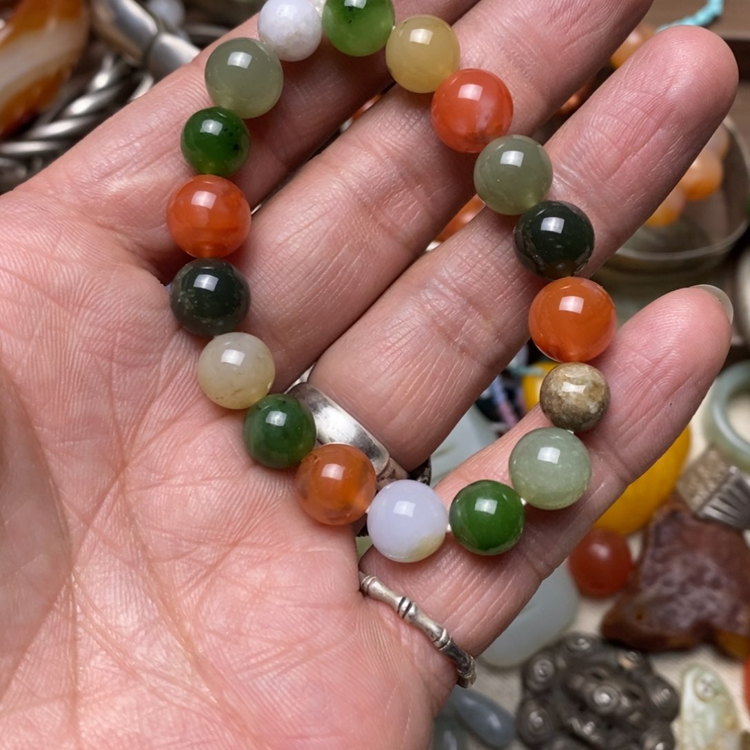 合金颈饰玛瑙/玉髓