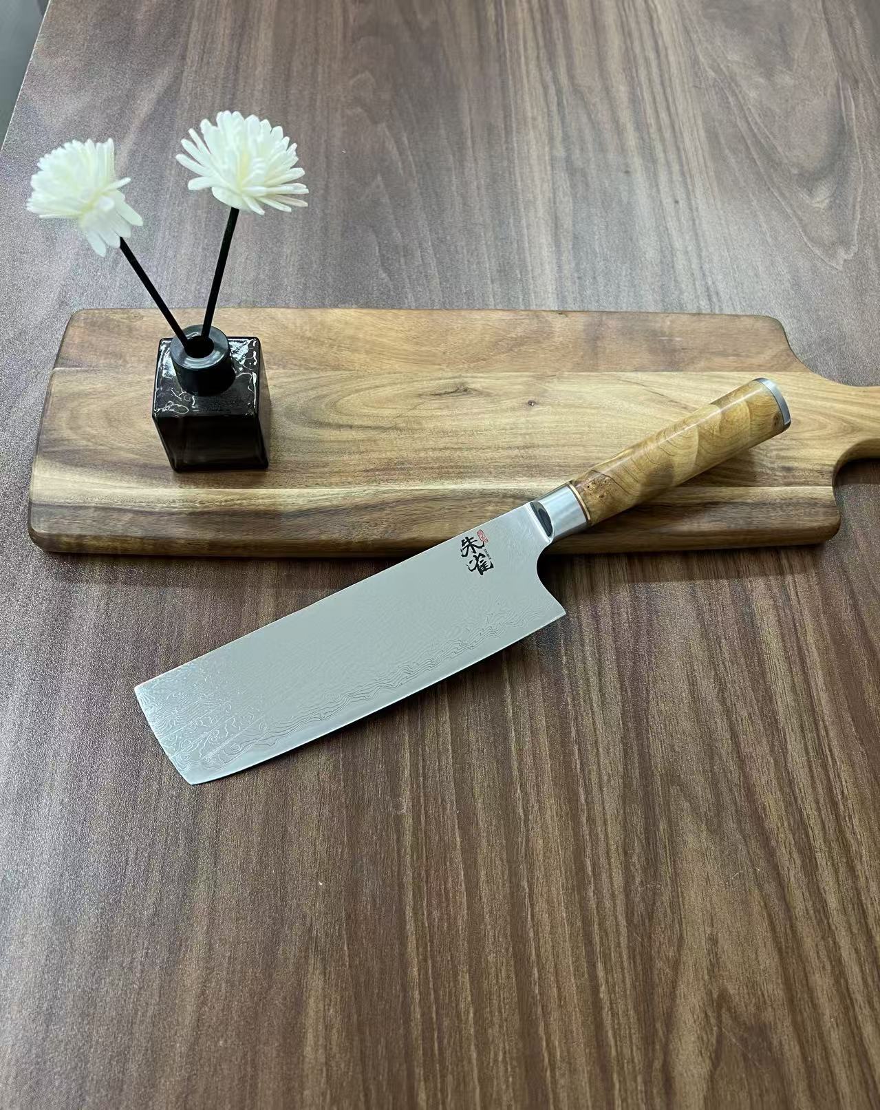 外贸尾单 朱雀 系列 家用日式菜刀不可砍剁任何骨头不建议拍蒜