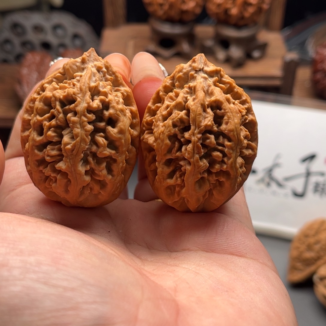 文玩核桃把件楸大胖100