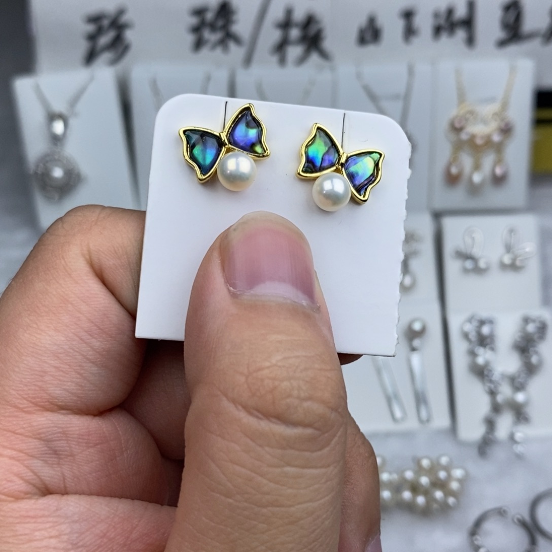 耳饰未镶嵌淡水珍珠