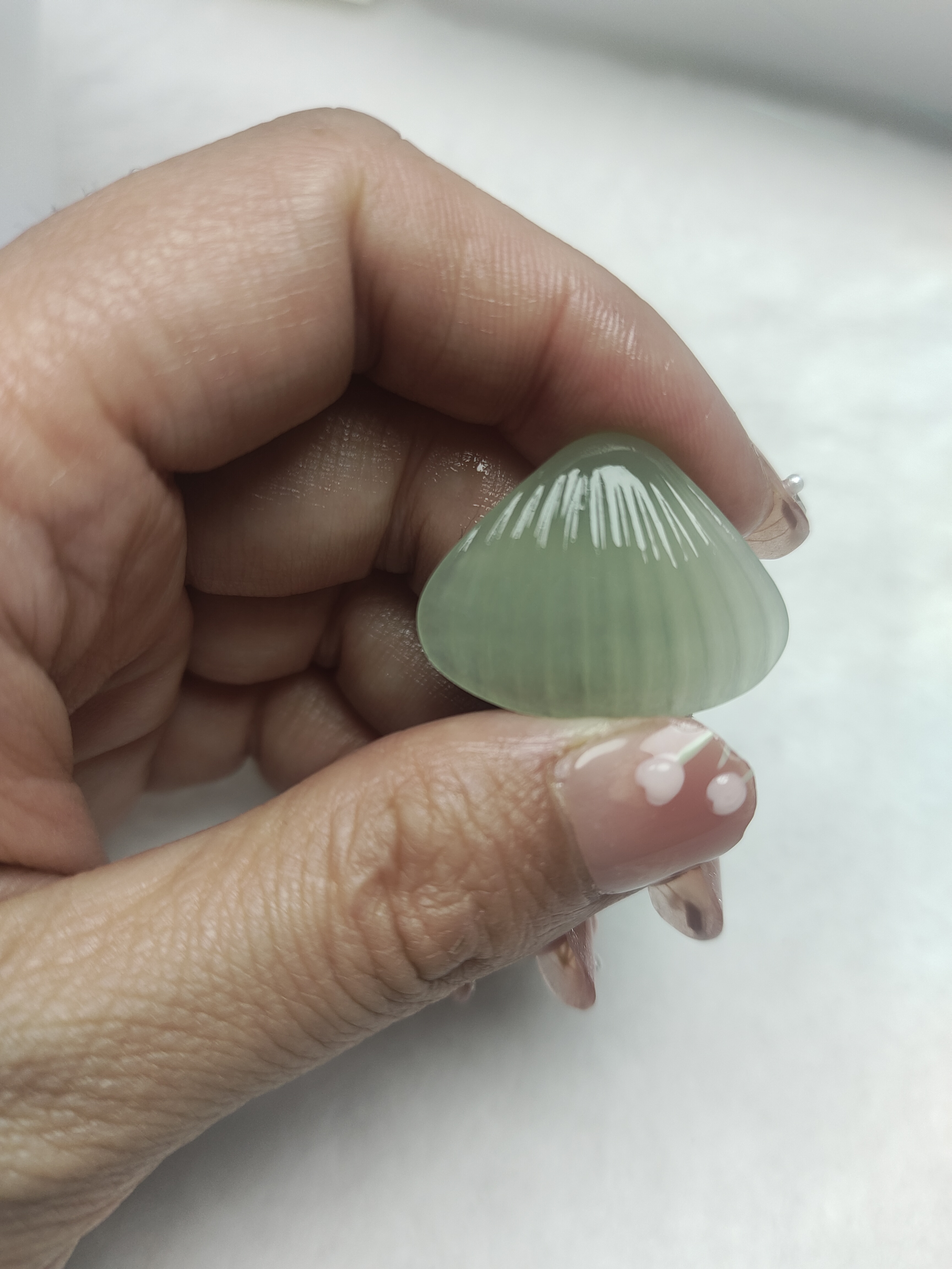 和田玉青海料贝贝来财