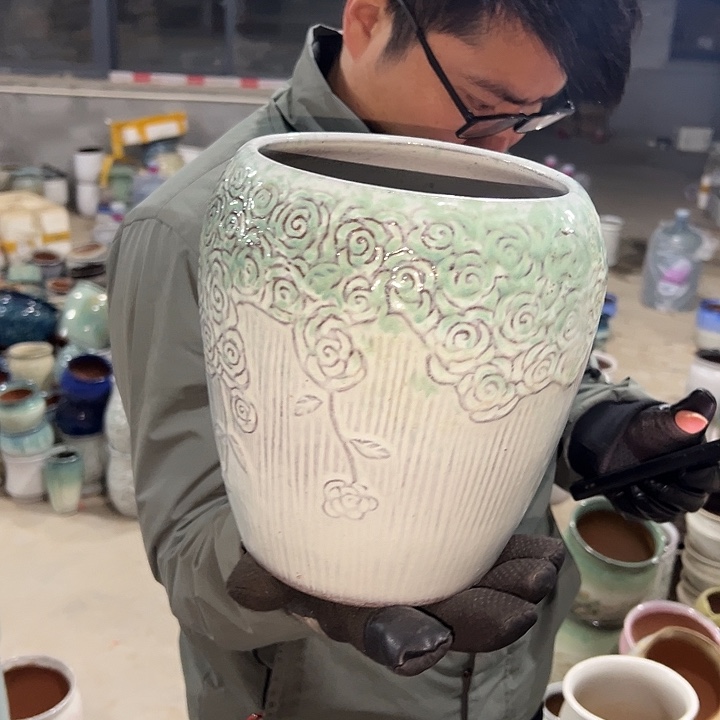 微瑕盐酥鸡啦啦花盆啦啦