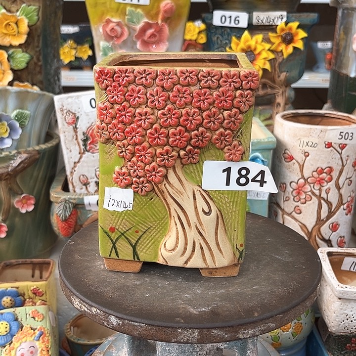 紫砂花盆粗陶材质多肉花盆