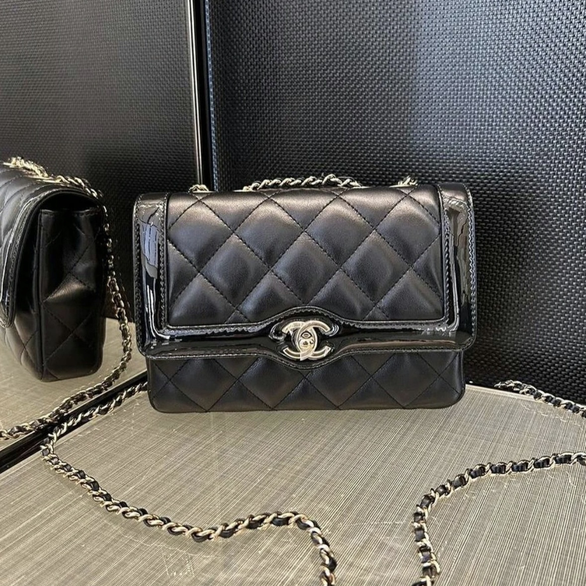 95新 Chanel/香奈儿 98新 奢总管/口盖包/芯片